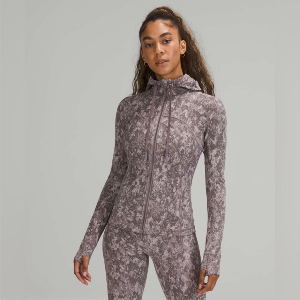 Lululemon Hooded Define Jacket *Nulu in Hideaway Camo Lunar Rock Multi Size 6